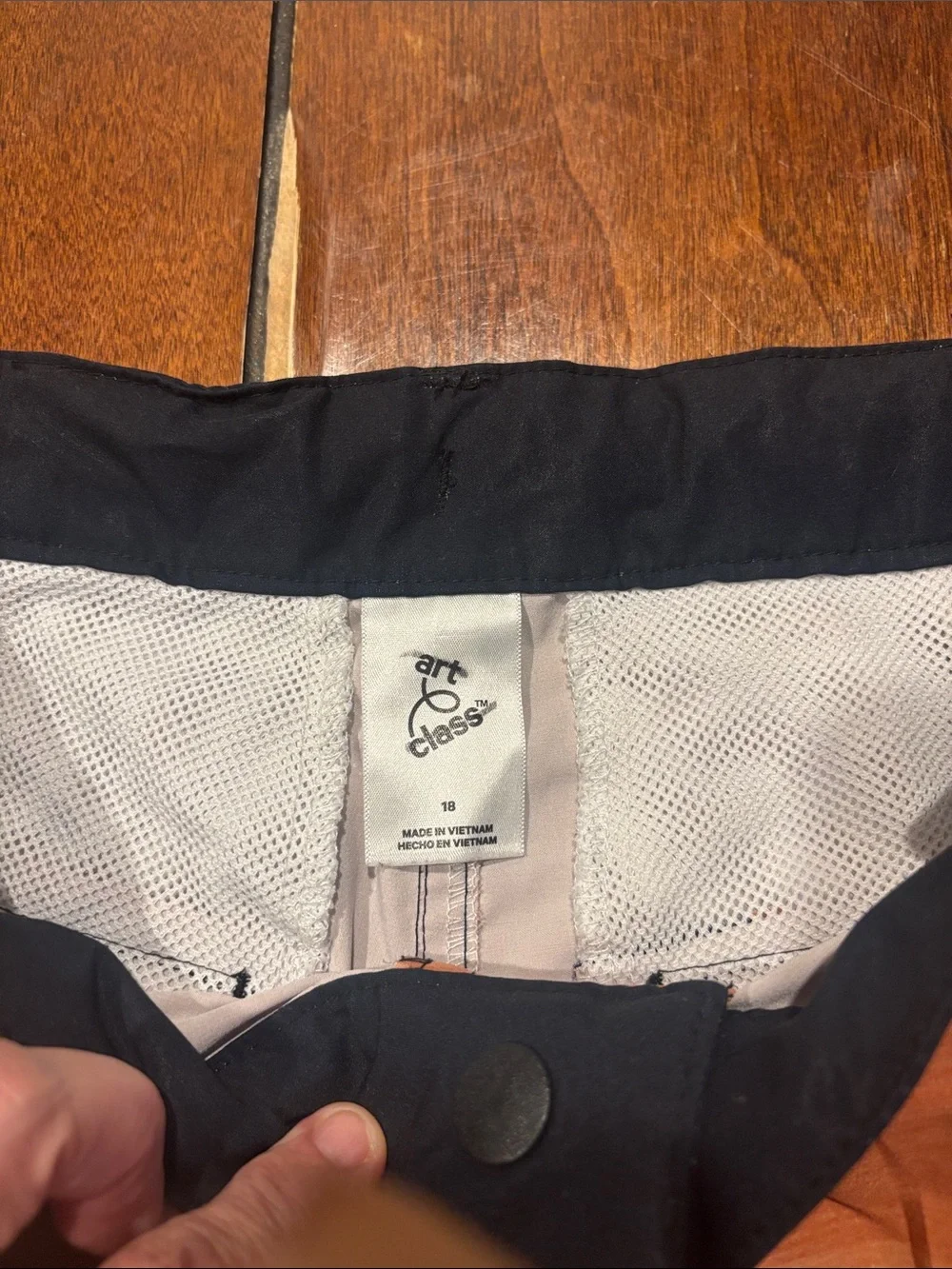 art class Orange Ombre Swim Trunks with Black Waistband